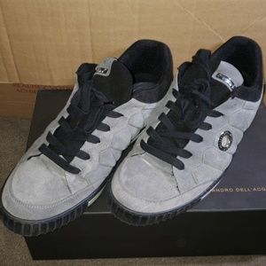 ALESSANDRO DELL'AQOUA SUEDE GRIGIO TAUPE GRAY 10.5